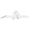 Ekena Millwork Ericson Architectural Grade PVC Gable Bracket, 108"W x 18"H x 6"D x 6"F, 4/12 Pitch GBP108X18X0606ERI00 - alternate 1